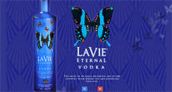 Desktop Screenshot of lavievodka.com