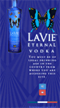 Mobile Screenshot of lavievodka.com